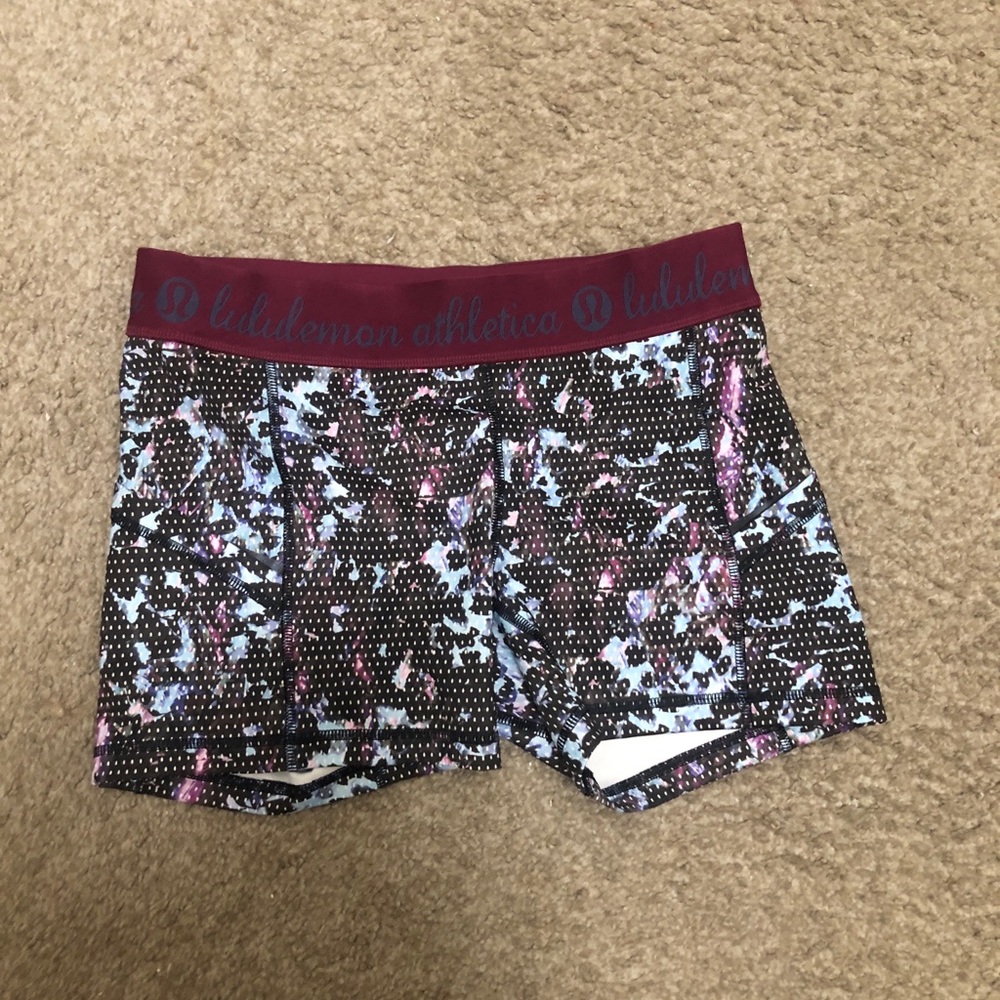 Lululemon Athletica Shorts | Lululemon What The Sport Short Floral Sz 8 Great co